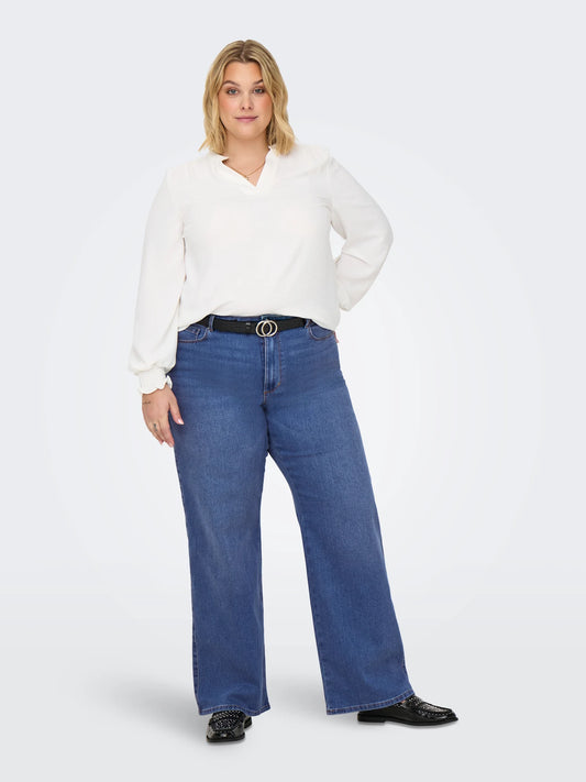 CARSNOW HW WIDE DENIM JEANS - 3 længder - Noos