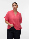 VmcBeauty - Kortermet bluse - Noos