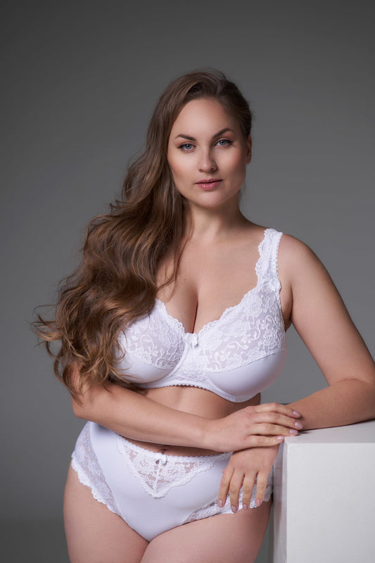 PlBeate Plain - Hvid Blonde BH