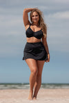 PlBikini Top - Sort Basis Bikini Top