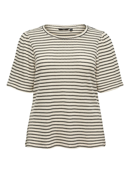 VmcOhia - Stribet Bluse