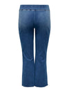 CarRoyal - Flared jeans med elastik i taljen