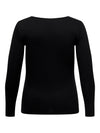 CARLONNY - Basis Bluse - Sort