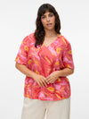 VmcCille Christa - Bluse med V-hals