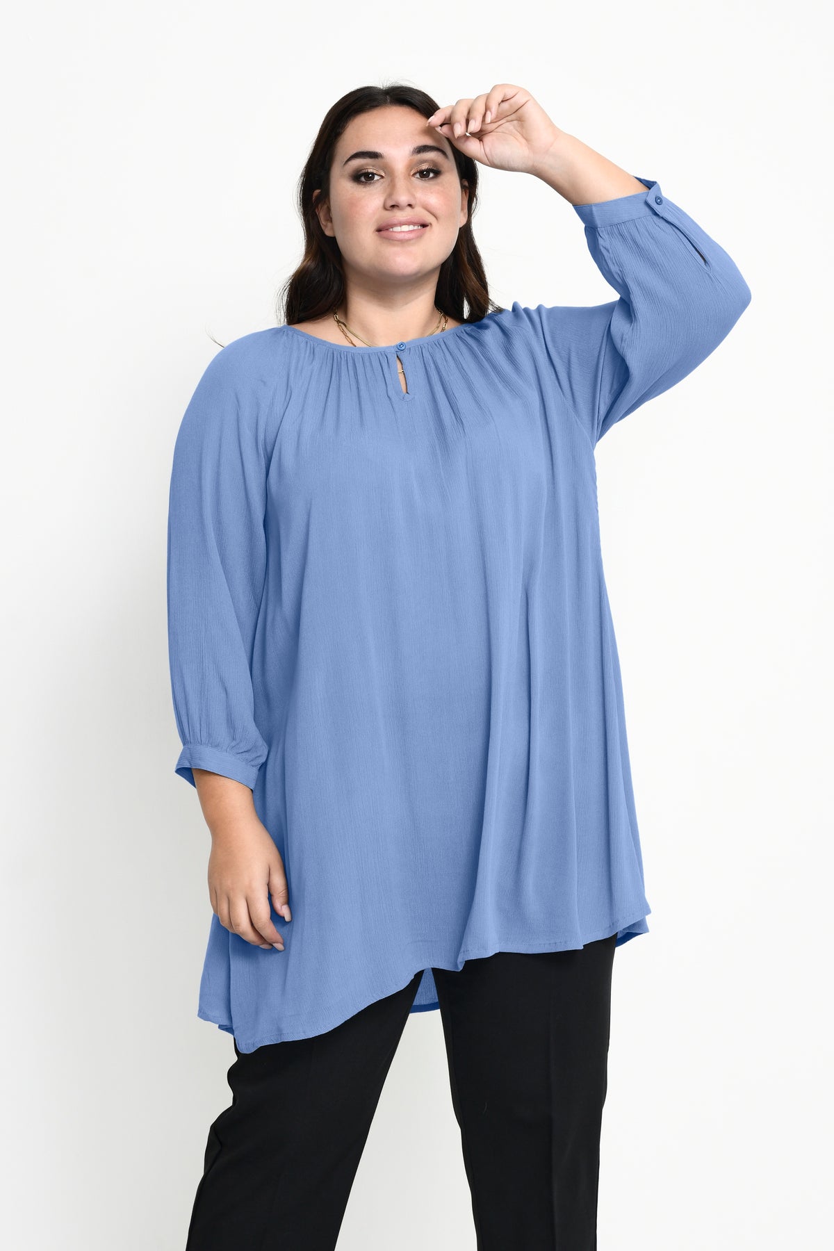 Tunic i viscose fra Kaffe Curve-Pluspige