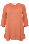 Tunic i viscose fra Kaffe Curve-Pluspige