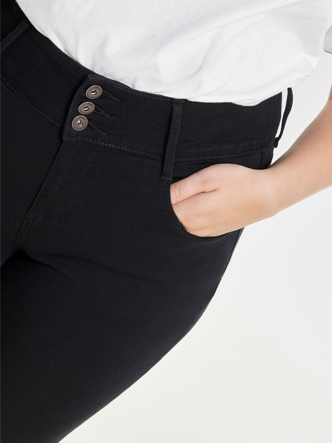 CarAnna HW Ank Jeans-Pluspige