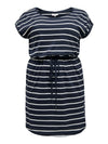 CarApril Knee Dress Stripe-Pluspige