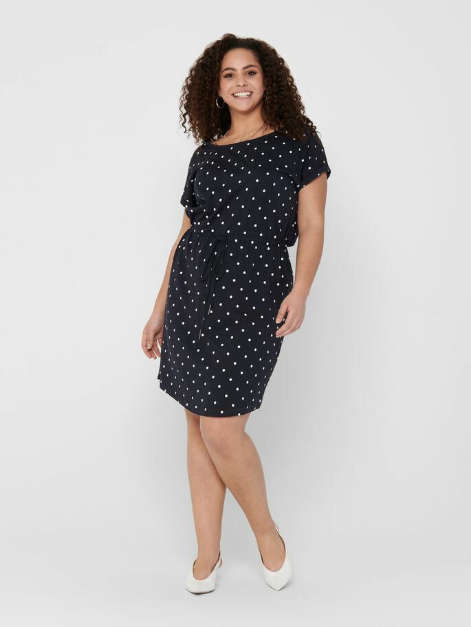 CarApril Knee Dress Stripe-Pluspige