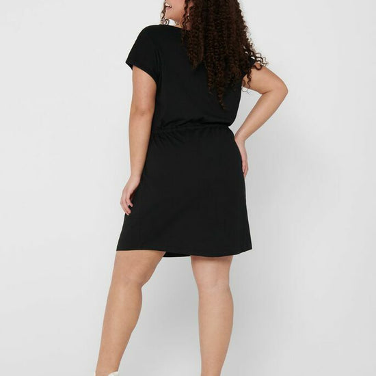 CarApril Knee Dress Solid-Pluspige
