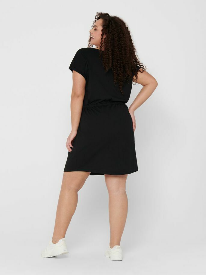CarApril Knee Dress Solid-Pluspige