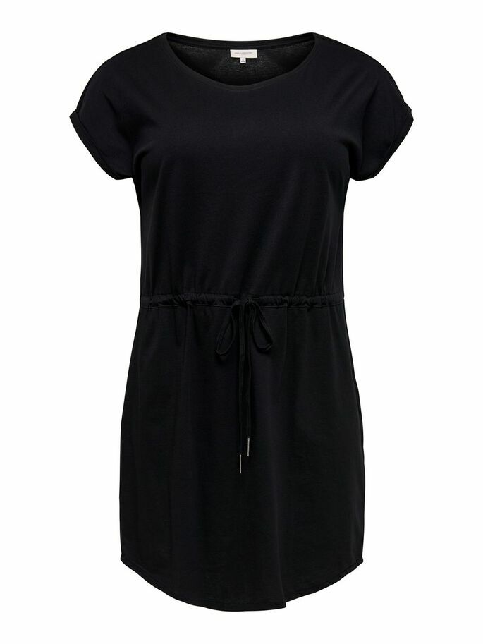 CarApril Knee Dress Solid-Pluspige