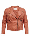 Cool bikerjakke fra Carmakoma!-Pluspige