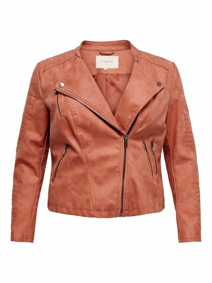Cool bikerjakke fra Carmakoma!-Pluspige