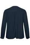 Bluse i crepe-viscose fra Kaffe Curve-Pluspige