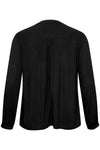 Bluse i crepe-viscose fra Kaffe Curve-Pluspige