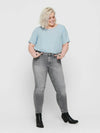 Cool grå ankeljeans fra Carmakoma-Pluspige