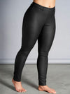 Coated legging i skind-look fra Sandgaard-Pluspige