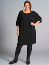 Coated legging i skind-look fra Sandgaard-Pluspige