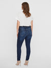 Stretchy jeans med høj talje smalle ben fra Junarose!-Pluspige