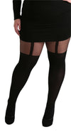 PmCurvy Super Stretch Suspender Tights-Pluspige