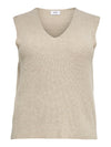 Strikket vest fra Carmakoma-Pluspige