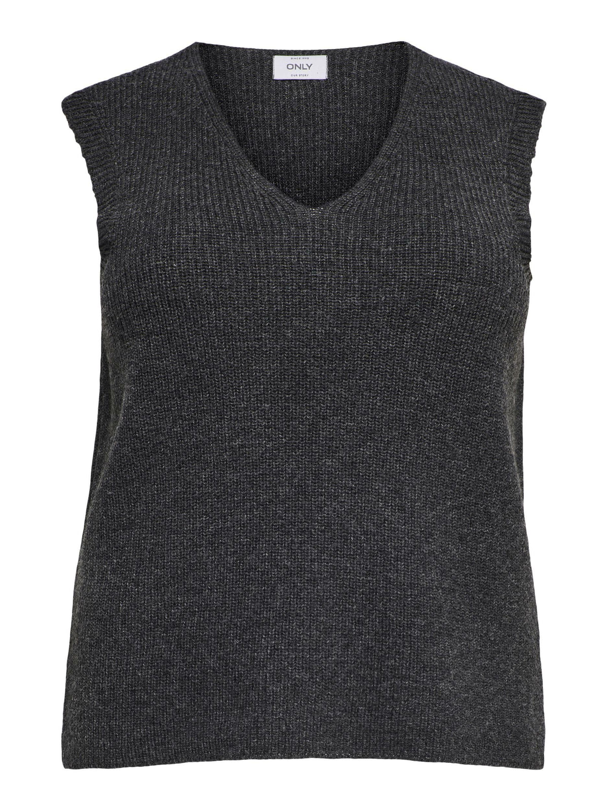 Strikket vest fra Carmakoma-Pluspige