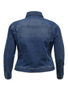 Fed denim jakke fra Carmakoma-Pluspige