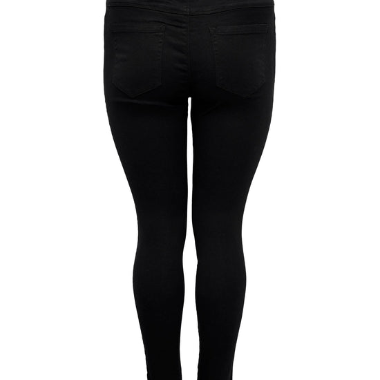 CarAugusta HW Skinny Black Jeans-Pluspige