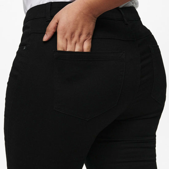 CarAugusta HW Skinny Black Jeans-Pluspige