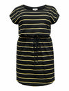 CarApril Knee Dress Stripe-Pluspige