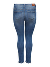 Højtaljet jeans fra Carmakoma-Pluspige