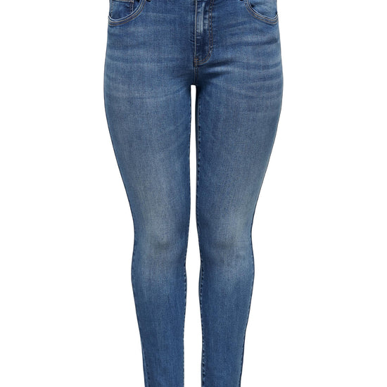 Højtaljet jeans fra Carmakoma-Pluspige