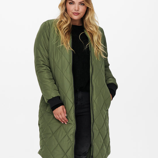CarCarrot Long Quilted Jacket-Pluspige