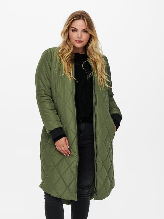 CarCarrot Long Quilted Jacket-Pluspige