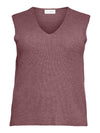 Strikket vest fra Carmakoma-Pluspige