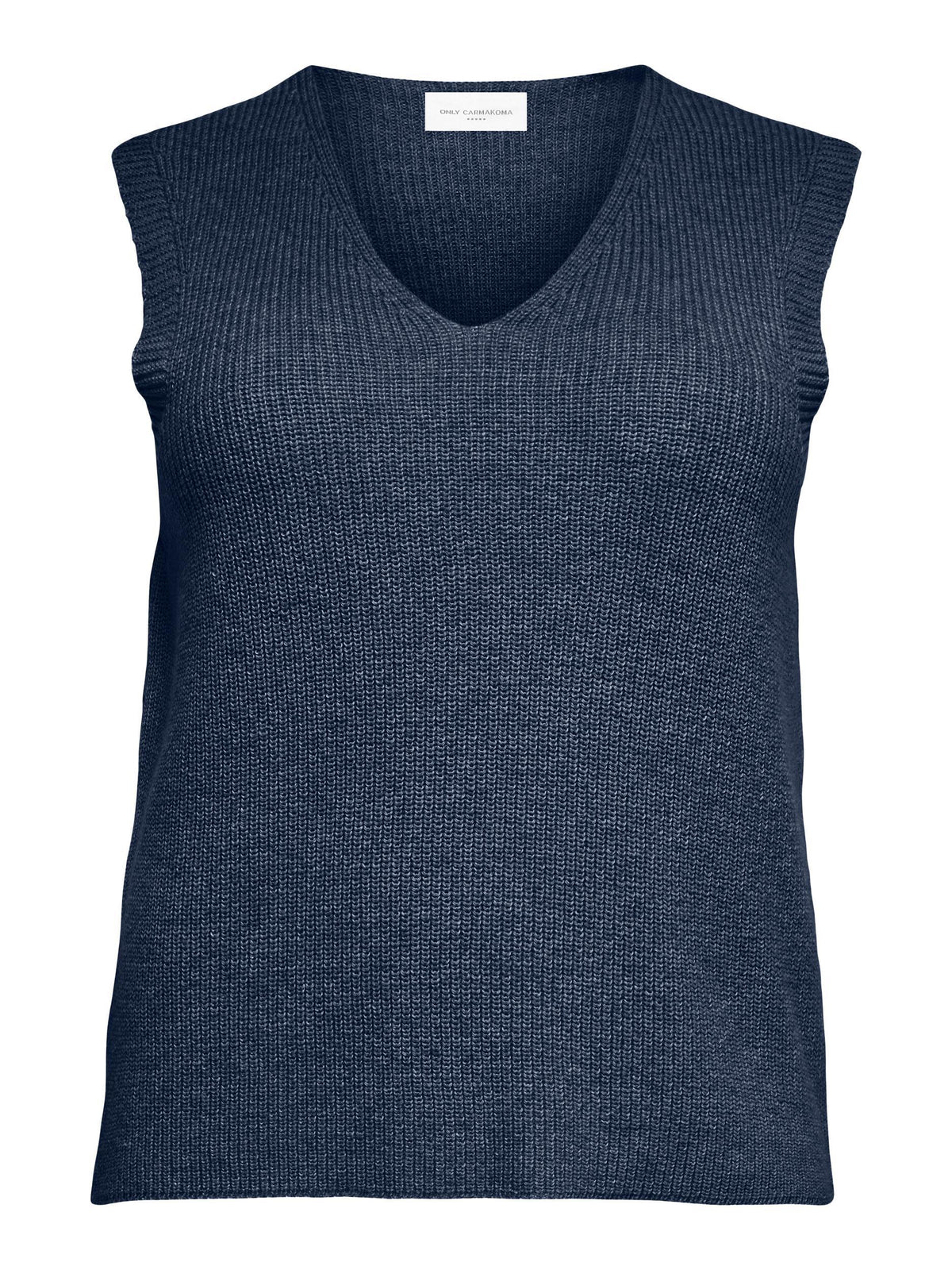 Strikket vest fra Carmakoma-Pluspige