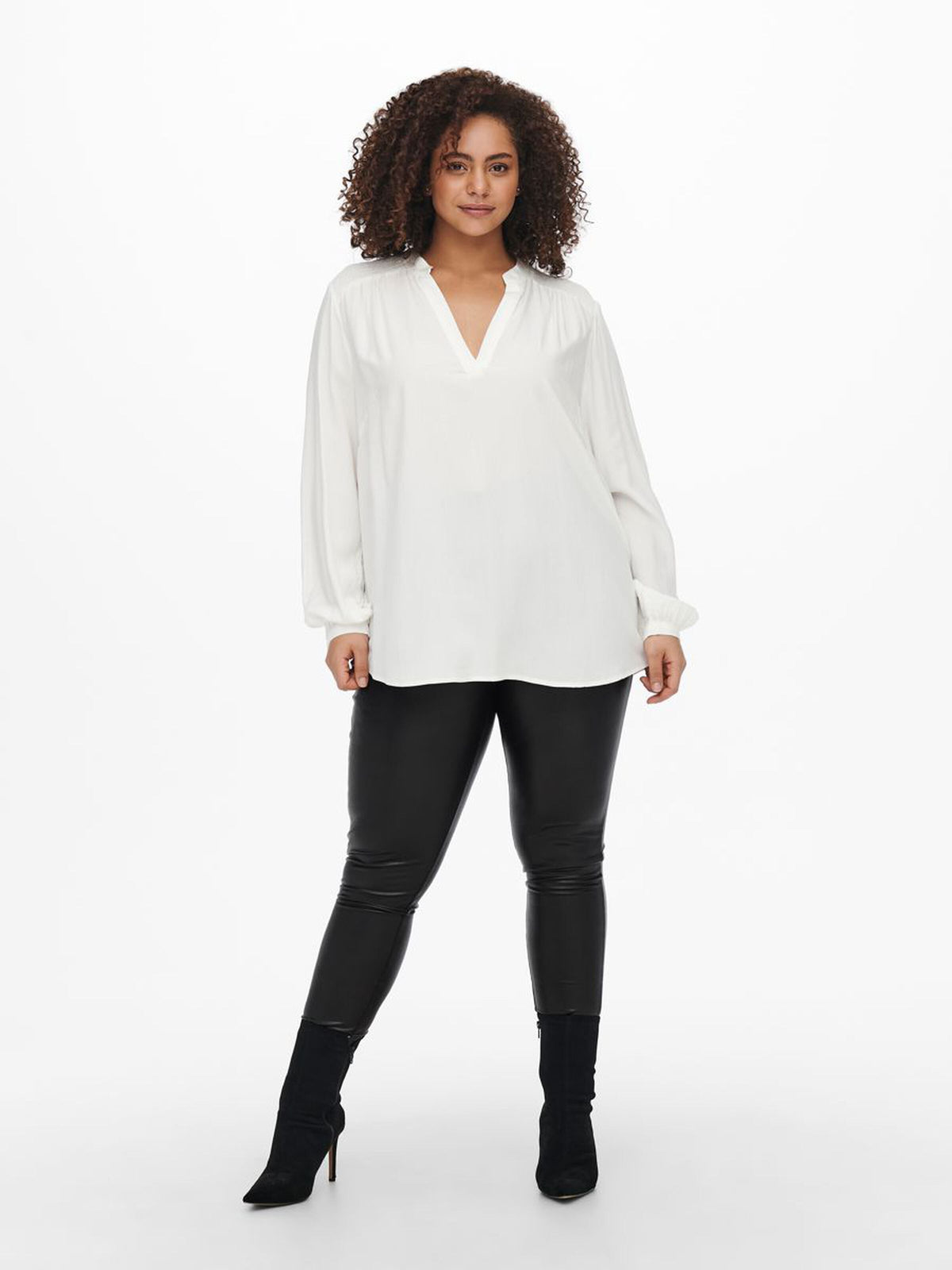 CarHanna Faux Leather Leggings-Pluspige