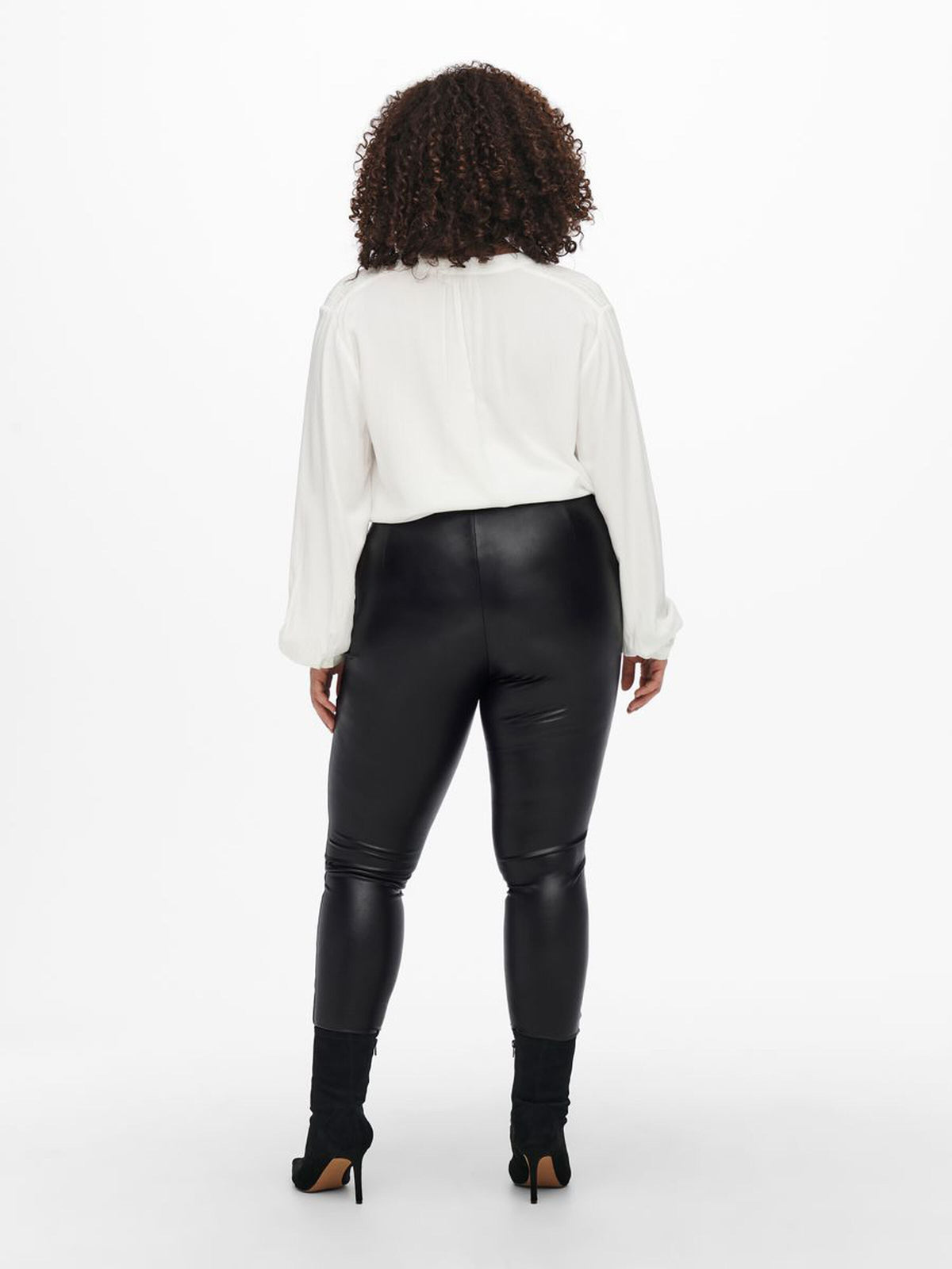 CarHanna Faux Leather Leggings-Pluspige