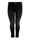 Ankeljeans i slim-fit fra Carmakoma-Pluspige