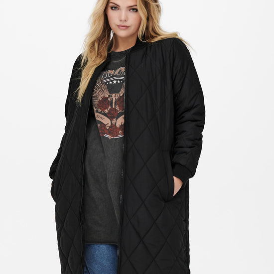 CarCarrot Long Quilted Jacket-Pluspige
