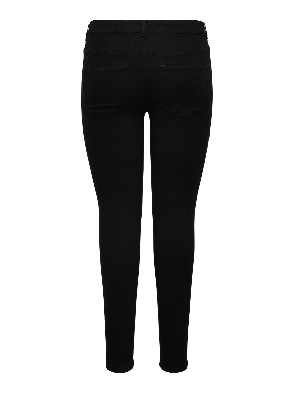 CarHuba Skinny Black Jeggings-Pluspige