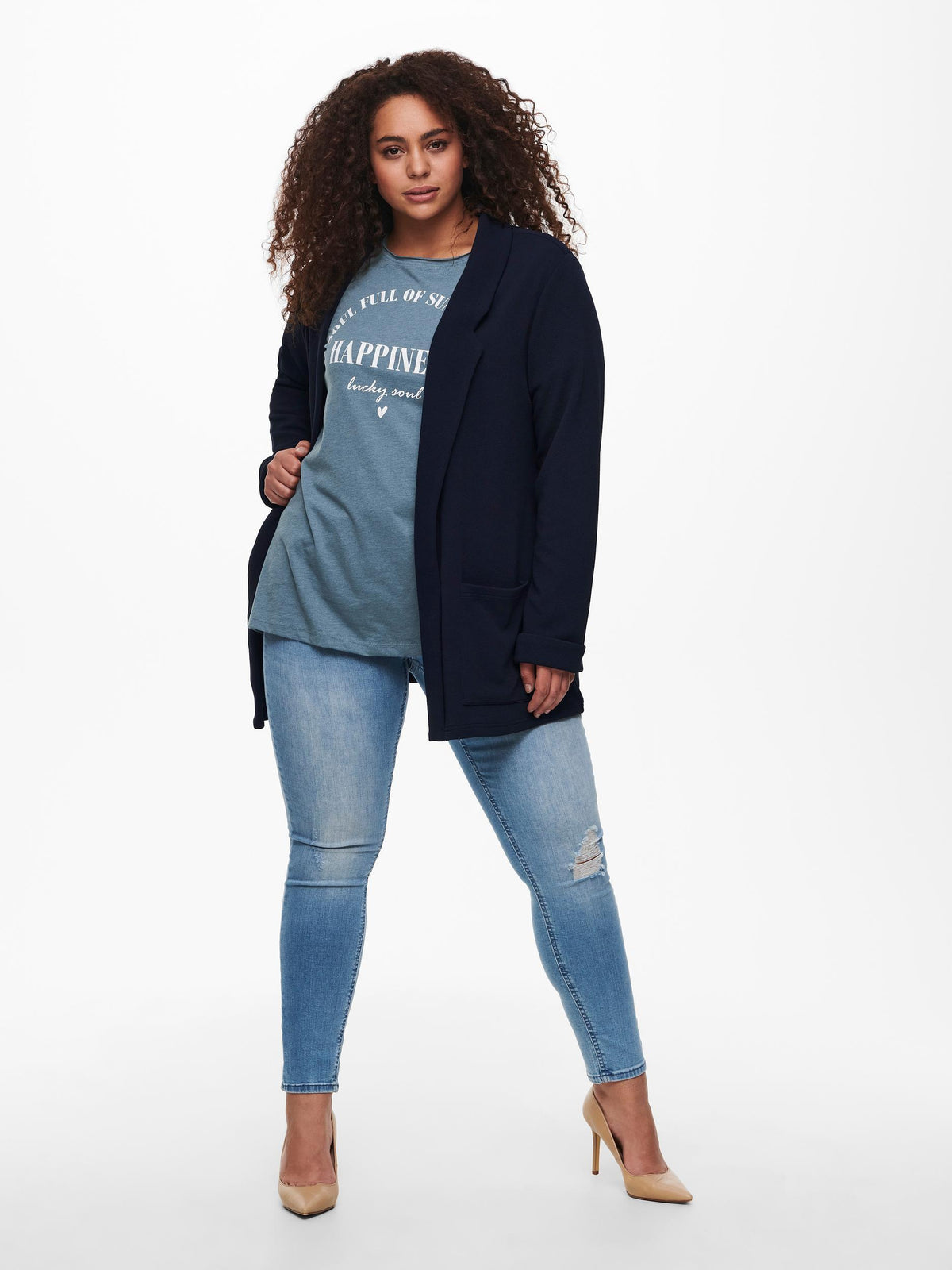 Fin blazer fra Carmakoma-Pluspige