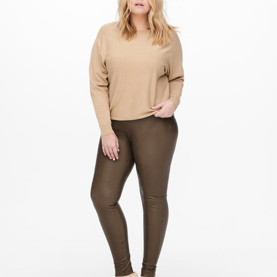 CarHanna Faux Leather Leggings-Pluspige