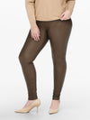 CarHanna Faux Leather Leggings-Pluspige