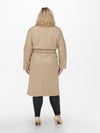 Lang trenchcoat fra Carmakoma-Pluspige