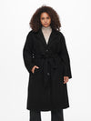 Lang trenchcoat fra Carmakoma-Pluspige