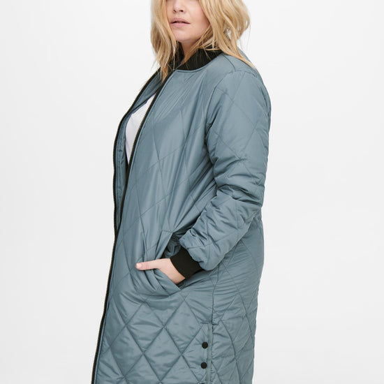CarCarrot Long Quilted Jacket-Pluspige