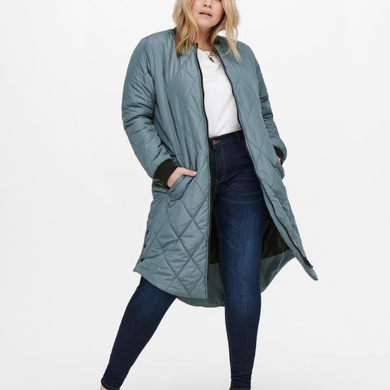 CarCarrot Long Quilted Jacket-Pluspige