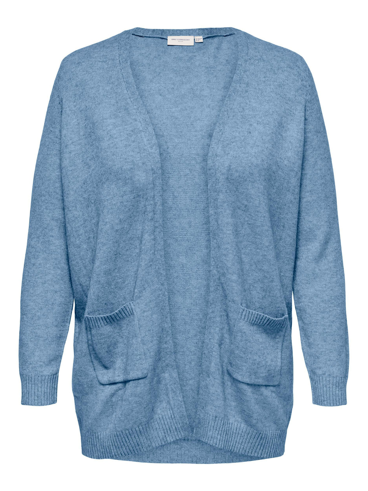 Blød cardigan med lommer fra Carmakoma-Pluspige